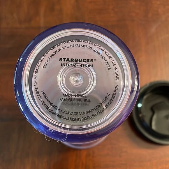 Starbucks Candy Stripe Travel Tumbler - Picture 6 of 8